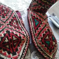میل بافتنی  .جوراب