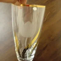 گلدانو اجیل خوری طلا کوب لاله