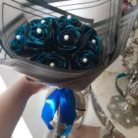 دسته گل روبانی ۱۱شاخه