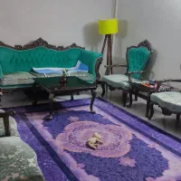 مبل استیل ۹ نفره و ناهار خوری ۸ نفره