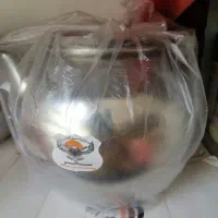 کتری استیل ساده و شیر دار کف چدن