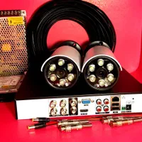 دوربین مداربسته 5mp با dvr 4 ch 5mp پک 2تایی 2024