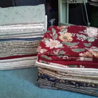 روبالشتی کوسن عمده.تک دستگیره کیف‌نان باپارچه مبلی