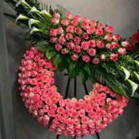 تاج گل ترحیم مدل کلاسیک(پرداخت درمحل +ارسال رایگان