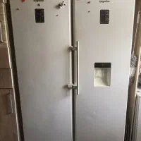 یخچال وفریزر دوقلو طرح چرم سالم بدون تعمیر درحدنو