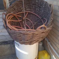 سبد حصیری متوسط بزرگ