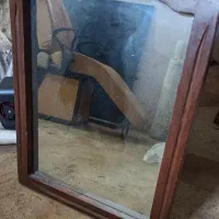 آینه دور چوب