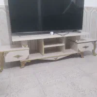 میز تلویزیون و پتو
