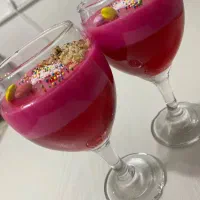 پودر کاسترد، ژله، شربت