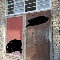 درب اهنی با پنجره نو ساز