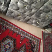 تخت خواب دو نفره و مبل استیل هفت نفره مدل کوچک