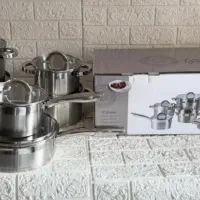 سرویس اصلی قابلمه استیل کرکماز ۱۲ پارچه