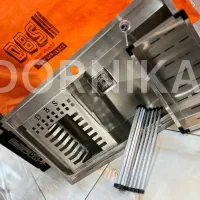 استیل دستساز  اکسسوری دار/هود گاز techno+