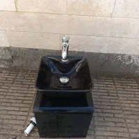 روشویی مشکی گاتریا gatria مستطیل