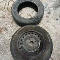 دوعدد لاستیک پراید