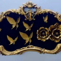 تابلو سلطنتی گل و پروانه