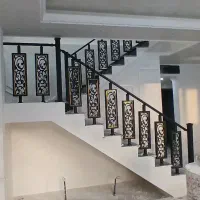 ساخت نصب حفاظ نردهcnc شاخ گوزنی اکاردئونی طرح خاص