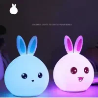 عروسک خرگوشی سیلیکونی و چراغ خواب