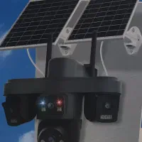 دوربین مداربسته  ۴ لنز سولار سیمکارتی
