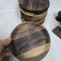 پیش دستی چوبی یا بشقاب چوبی