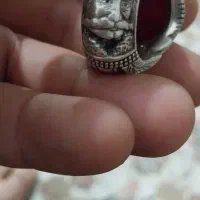 انگشتر نقره عقیق غول