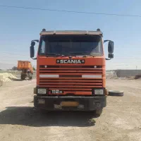 تریلی اسکانیا بدون کفی معاوضه با ده چرخ بنز باری