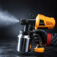 پیستوله رنگ برقی کم صدا اینتی مکس
