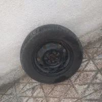رینگ لاستیک زاپاس تیبا  قاب باند بلندگو بوق پراید