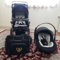 ست کامل کالسکه ، کریر و ساک حمل نوزاد