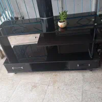 میز تلویزیون شیشه ای