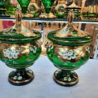 شکلات خوری اگرمن سبز سایز بزرگ چک