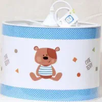 لوستر کودک نوزاد پسرانه تدی (آبی)