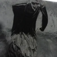 لباس مجلسی مشکی مخمل شیک
