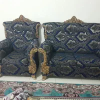 مبل هفت نفره سالم ب همراه عسلی