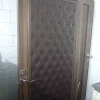 درب دو طرف لمسه چرم ضد صدا با دستگیره