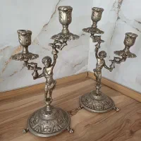 شمعدان برنز قدیمی