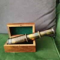 دوربین انگلیسی تاریخ دار برنزی
