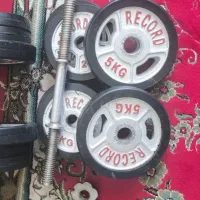 دمبل 20 کیلویی رکورد