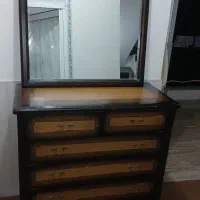 پنج کشو باقاب اینه از چوب صحیح سالم