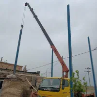 جرثقیل خاور(شبانه روزی)همراه سبدنفربر یاسبدبالابر