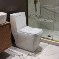 توالت فرنگی بغل صاف مدل فلت آرمیتاژ چینی کرد D۴۴