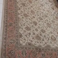 فروش ۲تخته فرش۹متری ماشینی طرح فرشهای حرم امام رضا