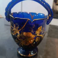 قوری و قندان و شکلات خوری و دو عدد نمکدان