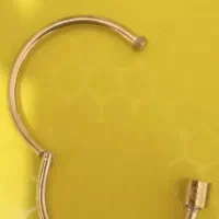 دستبند رنگ ثابت طلایی و...