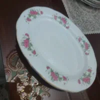 سه عدد دیس گل سرخ سایز بزرگ