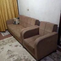 مبل ۷نفره راحتی کار کرده از جنس پارچه