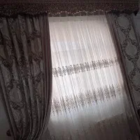پرده سالن با کتیبه