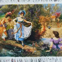 تابلو فرش پیاده روی در قصر