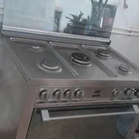 اجاق‌گاز تمام فر استیل