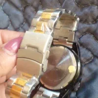 ساعت استیل صفحه مشکی